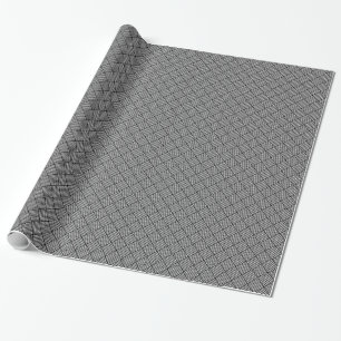 Geometric checked texture wrapping paper