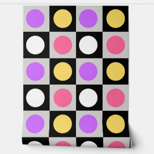 Geometric Circle Dots Pattern Wallpaper