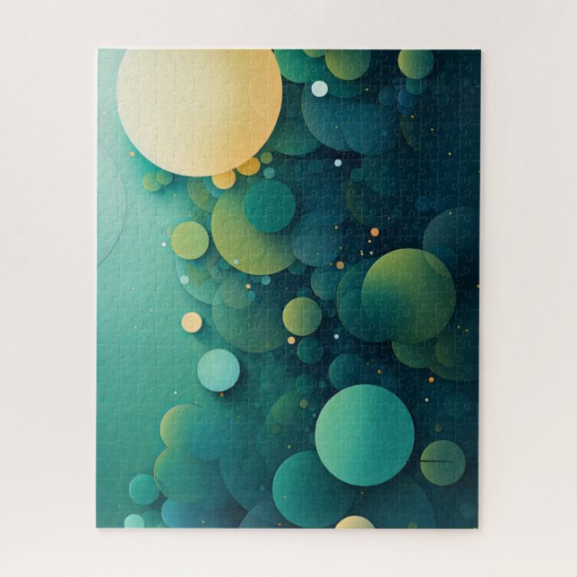 Geometric Circles Jigsaw Puzzle (Vertical)