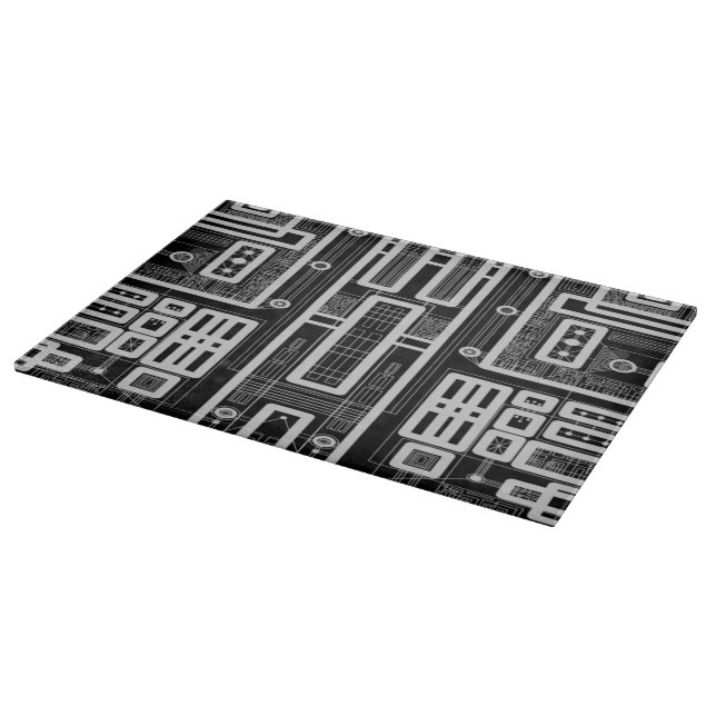 Geometric Circuit Board (Corner)