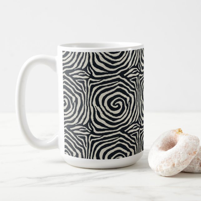 Geometric  coffee mug (With Donut)