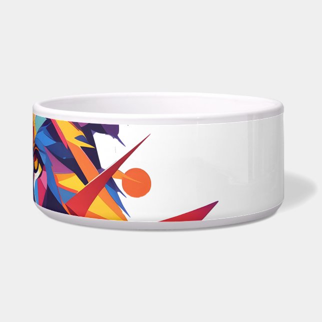 Geometric colorful lion design (Right)
