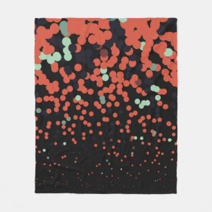 Geometric colorful vintage background. Abstract ha Fleece Blanket