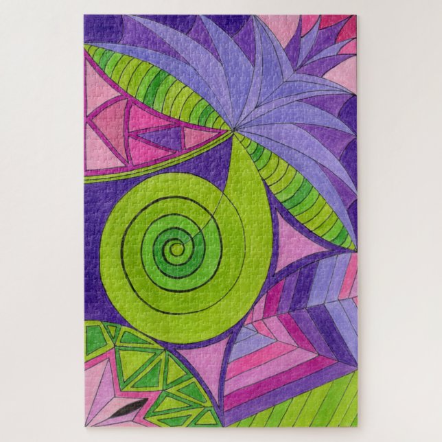 Geometric Colour 1 Jigsaw Puzzle (Vertical)