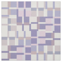 Geometric Colour Block Pattern - Purple and Latte