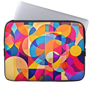 Geometric Colour Emotion Laptop Sleeve