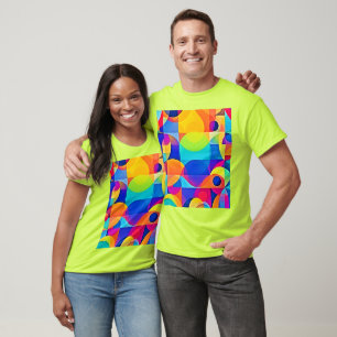 Geometric Colour Symphony T-Shirt