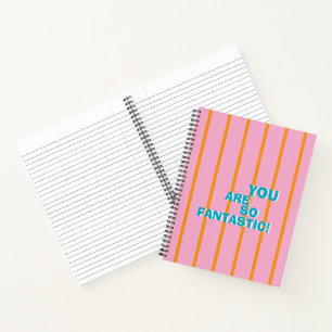 Geometric, Colourful, Appreciative Message Notebook