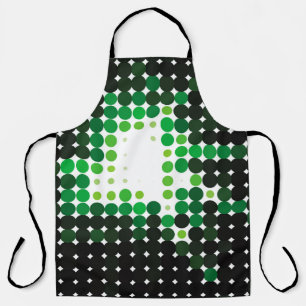 Geometric colourful vintage background. Abstract h Apron