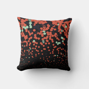 Geometric colourful vintage background. Abstract h Cushion