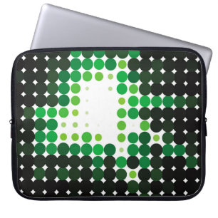 Geometric colourful vintage background. Abstract h Laptop Sleeve