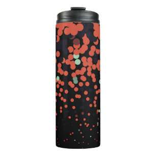 Geometric colourful vintage background. Abstract h Thermal Tumbler