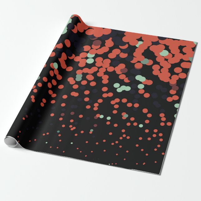 Geometric colourful vintage background. Abstract h Wrapping Paper (Unrolled)
