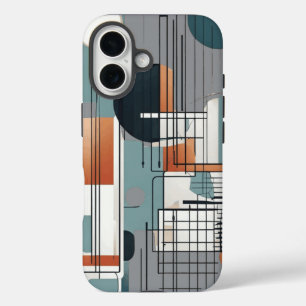 Geometric Composition iPhone 16 Case