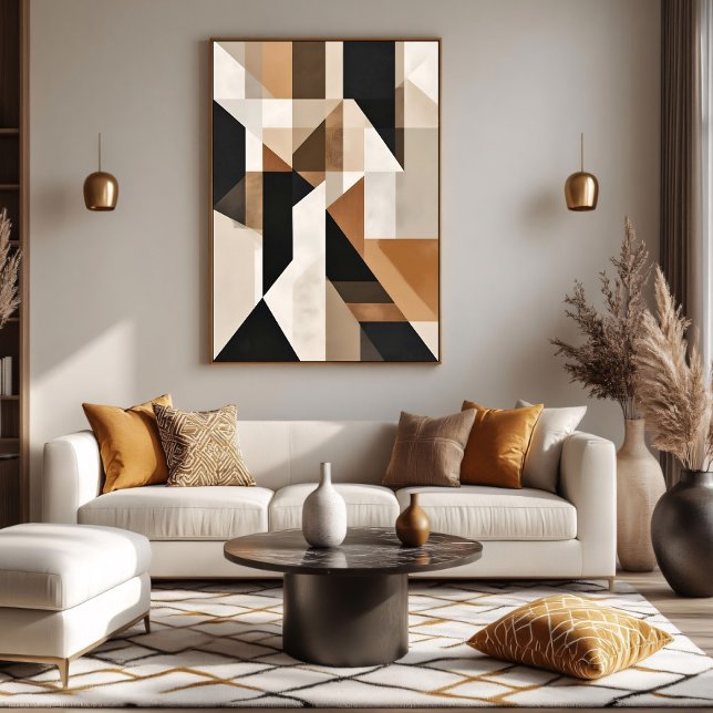 Geometric Convergence Canvas Print (Creator Uploaded)