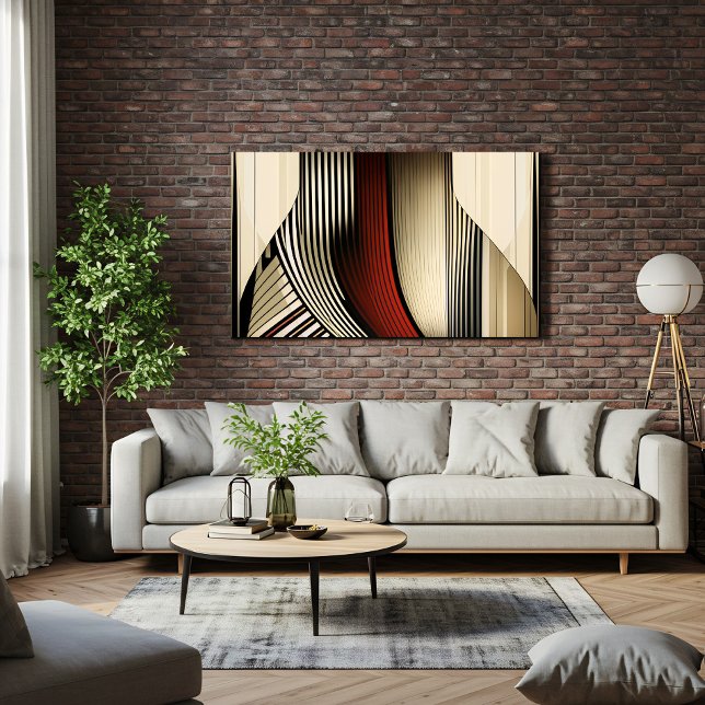 Geometric Convergence Canvas Print (Creator Uploaded)