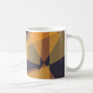 Geometric, cool, trendy, modern, simple triangles coffee mug