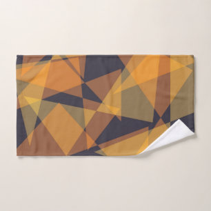 Geometric, cool, trendy, modern, simple triangles hand towel