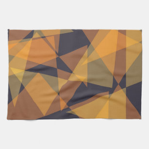 Geometric, cool, trendy, modern, simple triangles tea towel