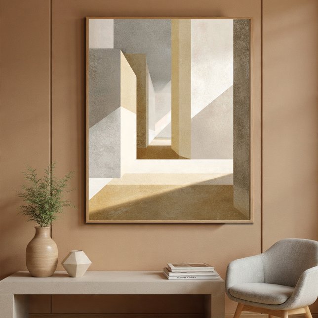 Geometric Corridor Wall Art for Living Room Decor (Creator Uploaded)
