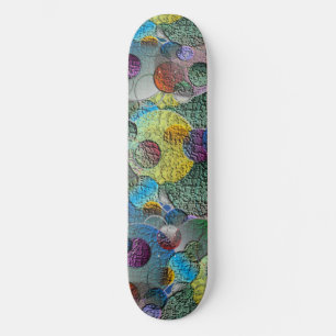 Geometric Craters Skateboard