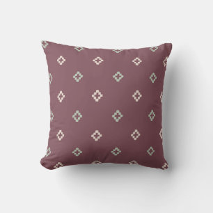 Geometric Cross Motif Cushion