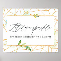 Geometric Crystal Wedding Let Love Sparkle