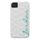 Geometric Curve iPhone 4 Case