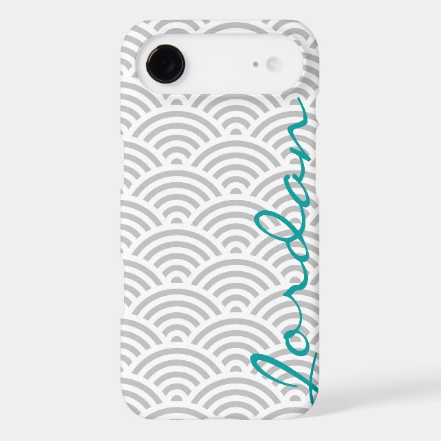 Geometric Curve iPhone 4 Case (Back)