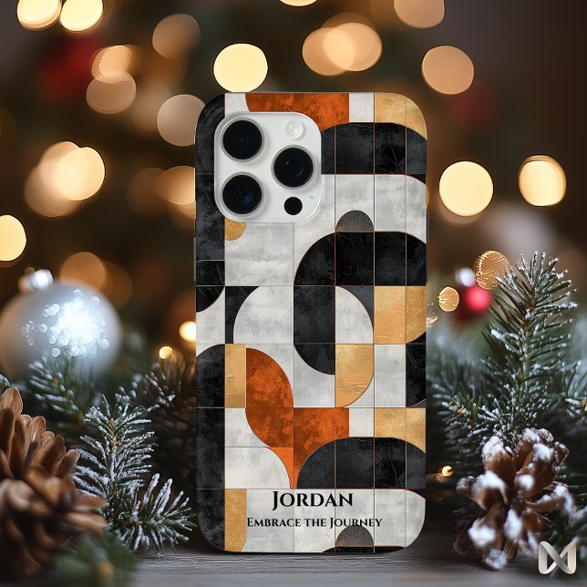 Geometric Curves & Textures, Modern Sophistication Case-Mate iPhone Case (Creator Uploaded)