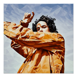 Geometric Dance Poster