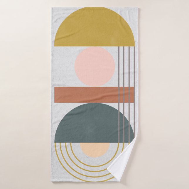 Geometric Daylight III Bath Towel (Bath Towel)
