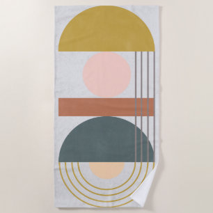 Geometric Daylight III Beach Towel