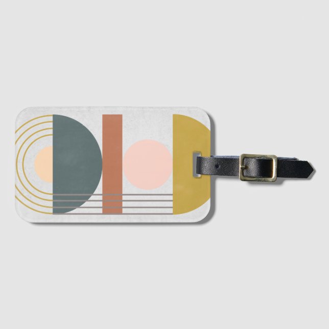 Geometric Daylight III Luggage Tag (Front Horizontal)