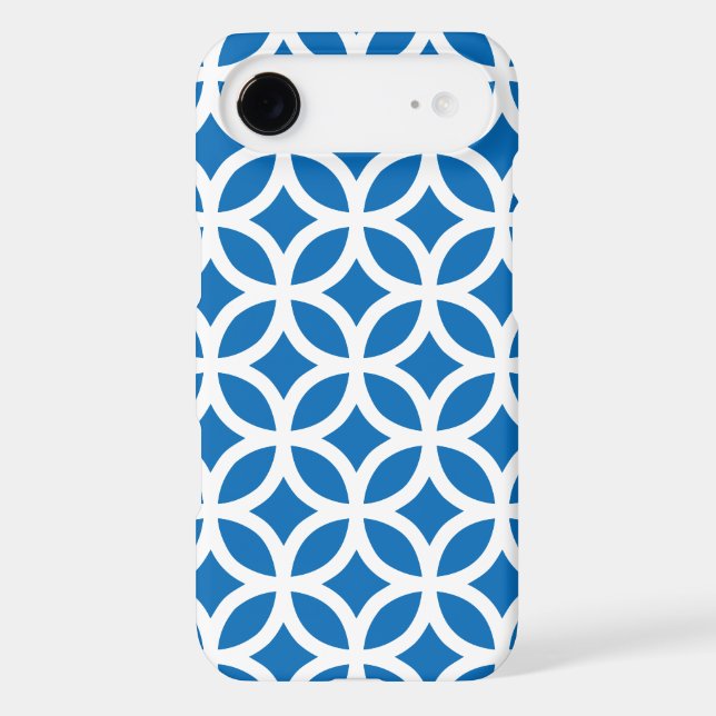Geometric Dazzling Blue iPhone 6 case (Back)