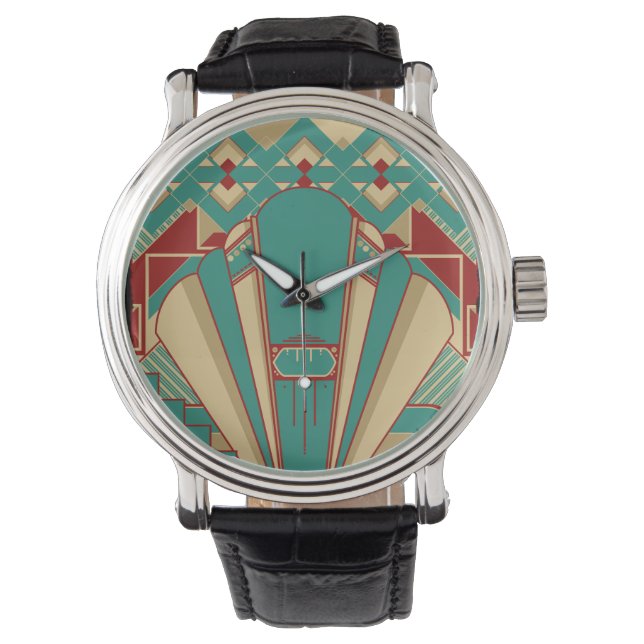 Geometric Deco Design Watch (Front)