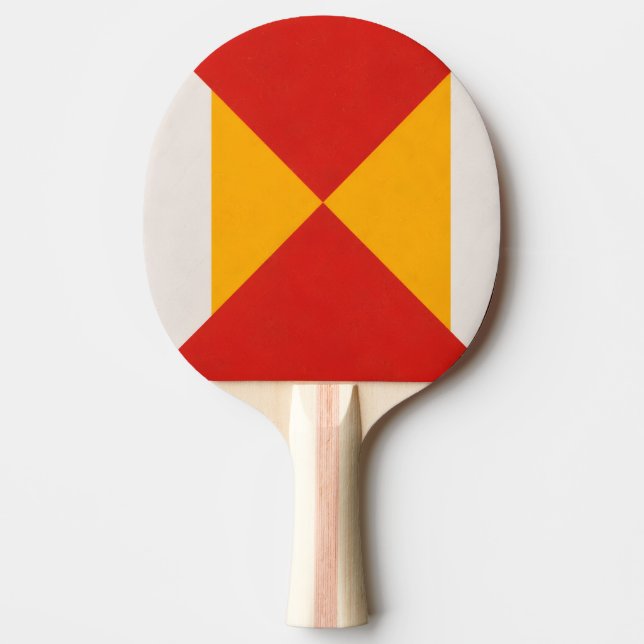 Geometric Decorative Ping Pong Paddle (Front)