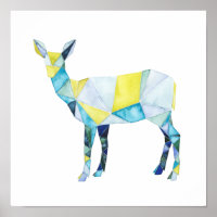 Geometric Deer Animal