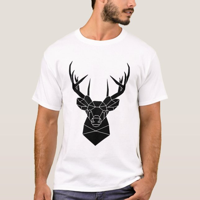 Geometric Deer T-Shirt (Front)