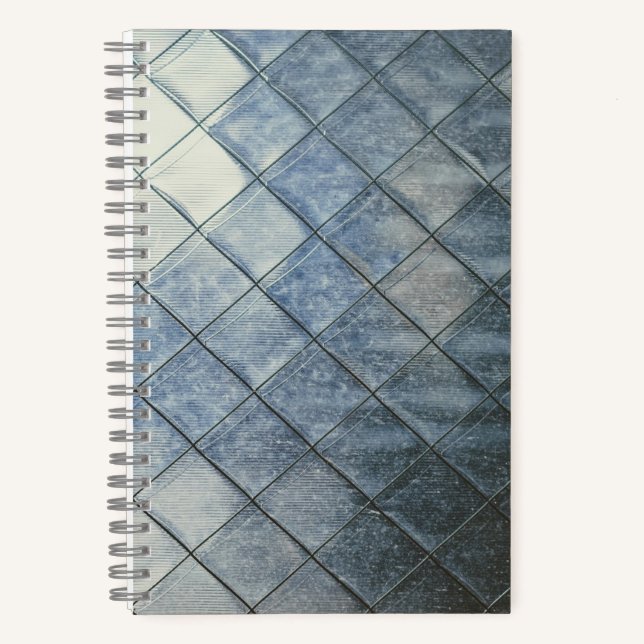 Geometric Denim   Notebook (Front)