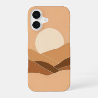 Geometric Desert Sunset: A Simplistic Study