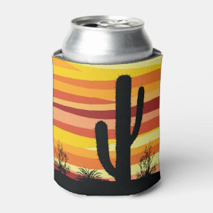 Geometric desert sunset can cooler