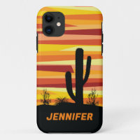 Geometric desert sunset