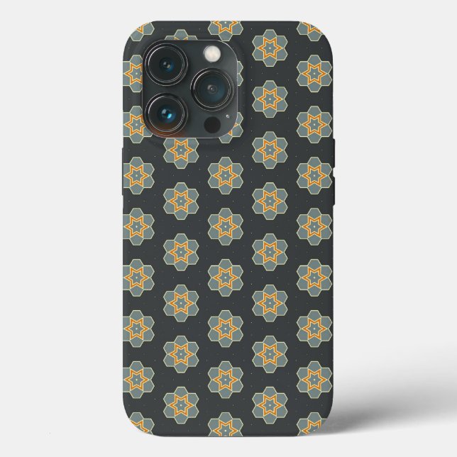 Geometric Design 015 iPhone Case (Back)