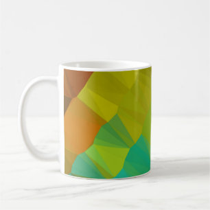 Geometric design. Colourful gradient background. G Coffee Mug