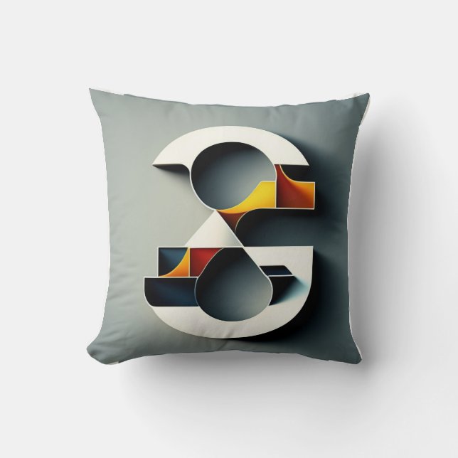 Geometric design cushion (Front)