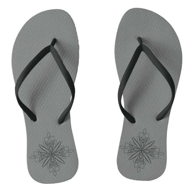Geometric Design  Flip Flops (Footbed)