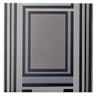 Geometric design interlocking rectangles tile