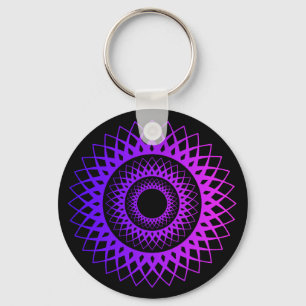 Geometric Design Keychain