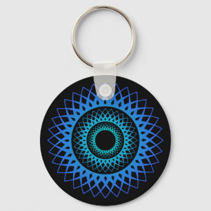 Geometric Design Keychain